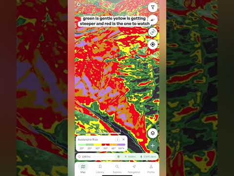Avalanche risk layer