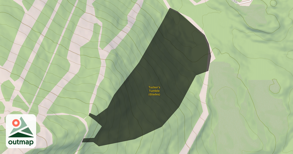 Map of Tucker's Tumble (Glades)