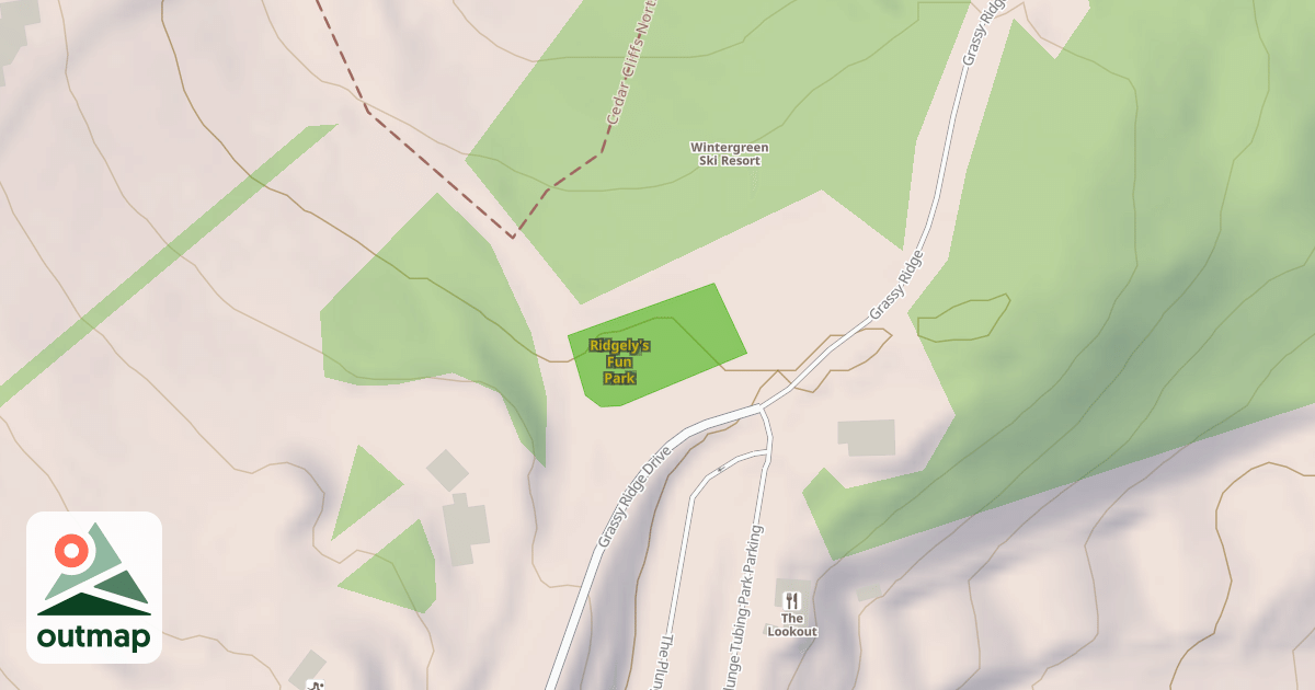 Map of Ridgely's Fun Park