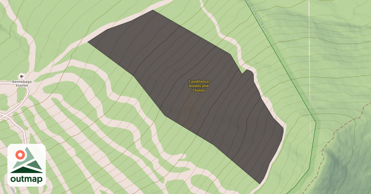 Map of Casablanca Glades and Chutes