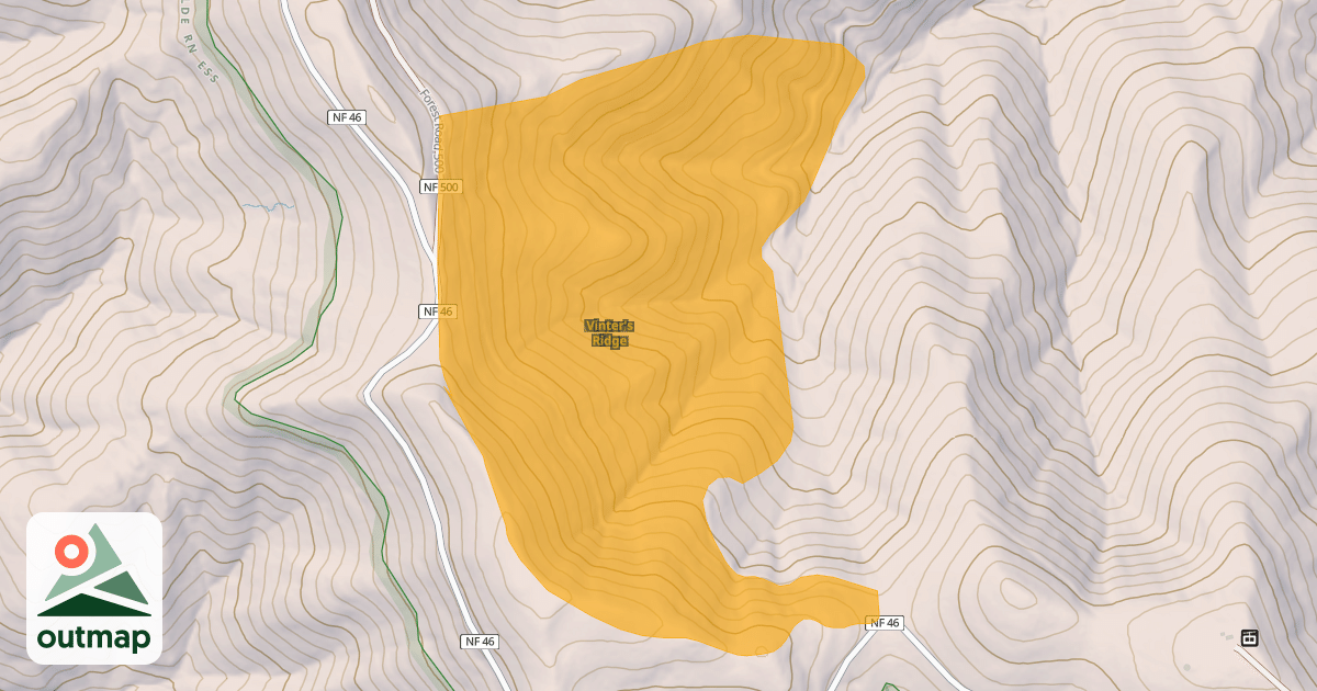 Map of Vinter's Ridge