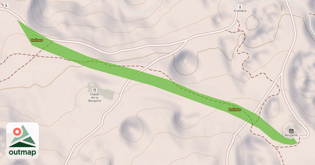 Map of Dolines
