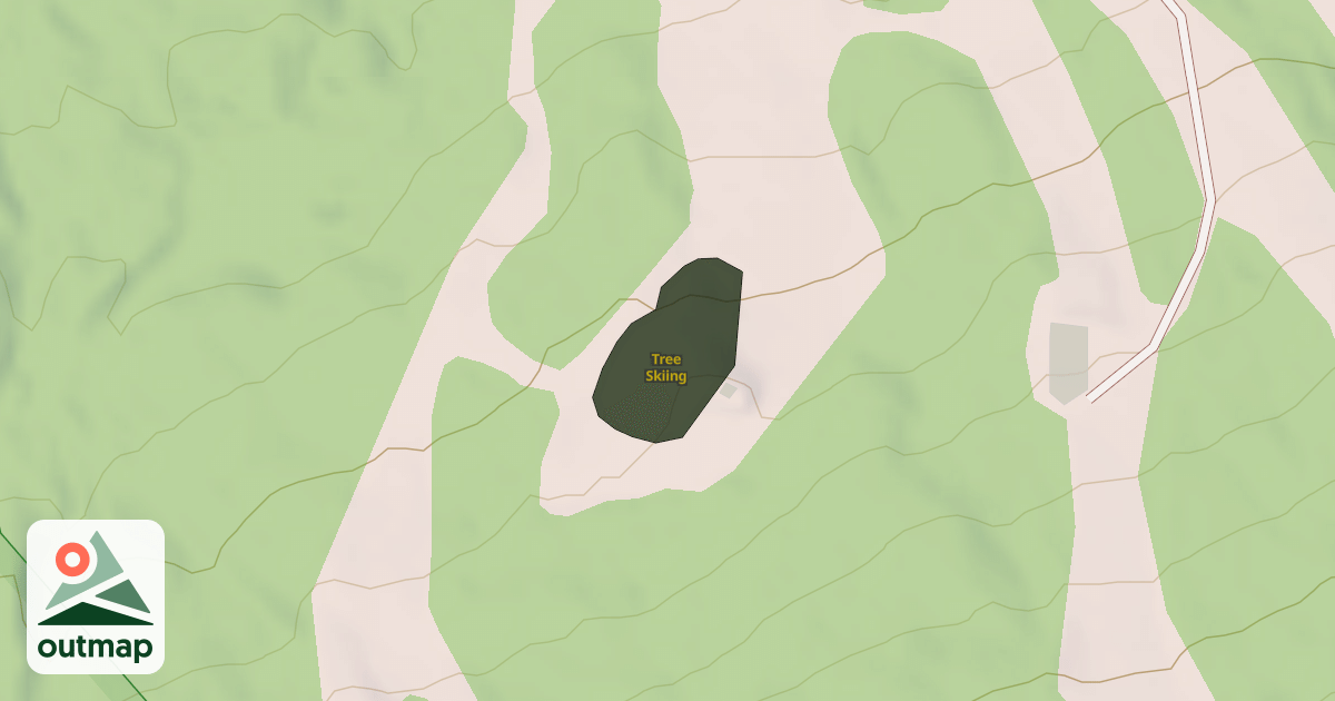 Map of Tree Skiing