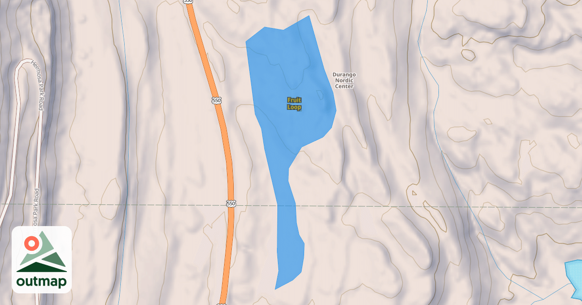 Map of Fruit Loop