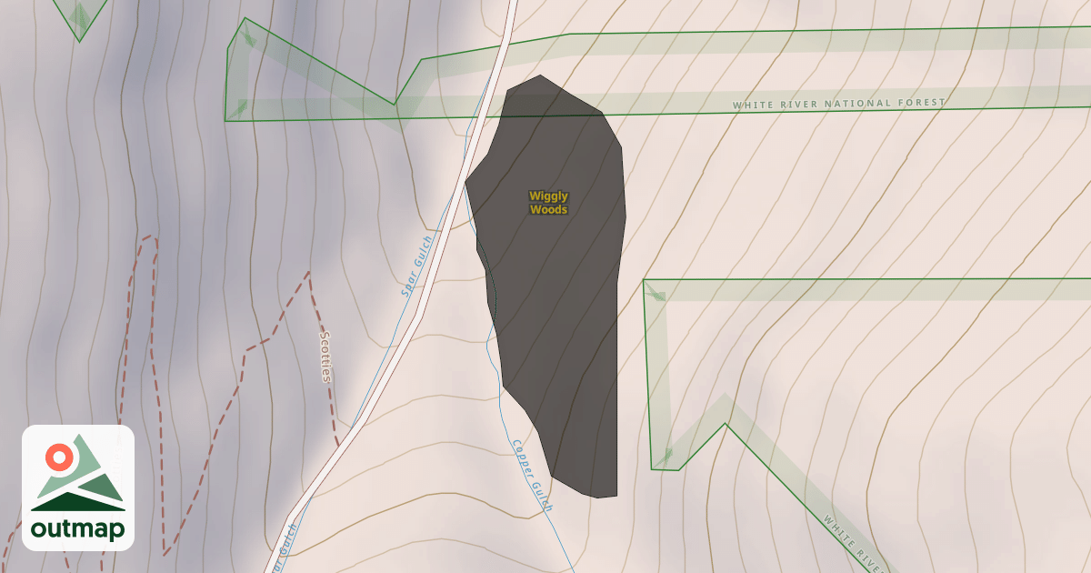 Map of Wiggly Woods