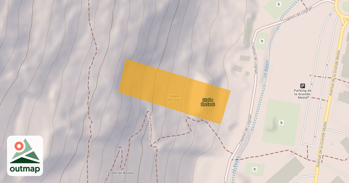 Map of Stade de Saut