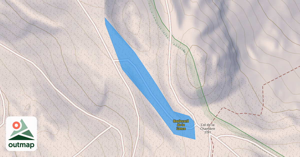 Map of Boulevard de la Lance
