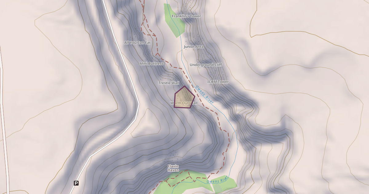 Map preview of Warm Out Wall
