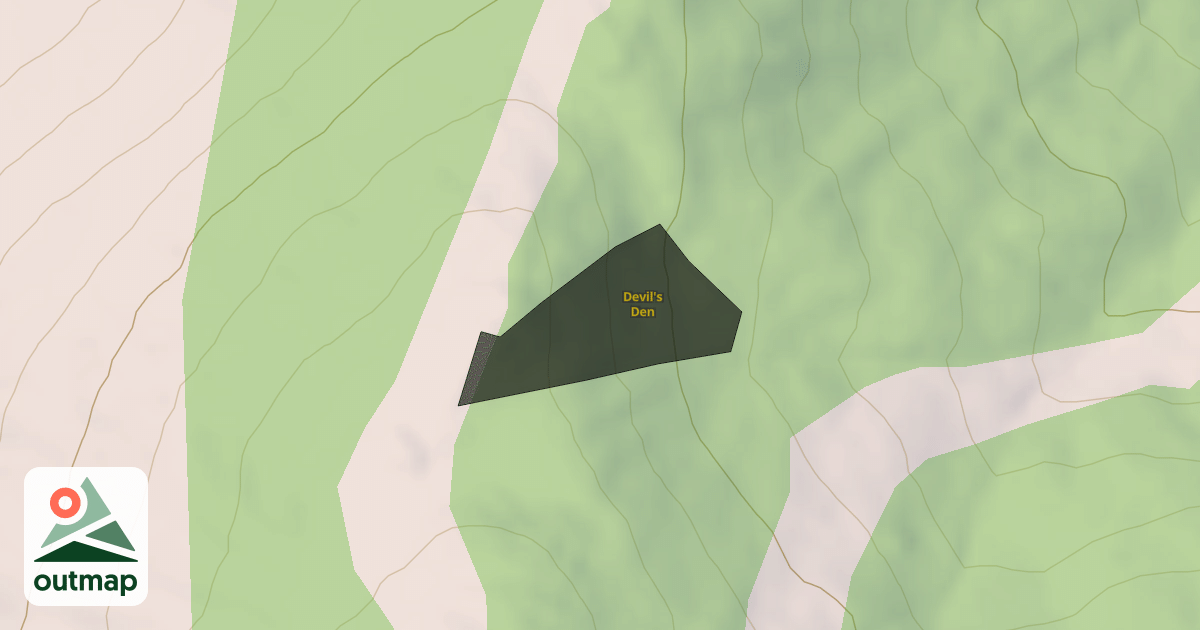 Map of Devil's Den