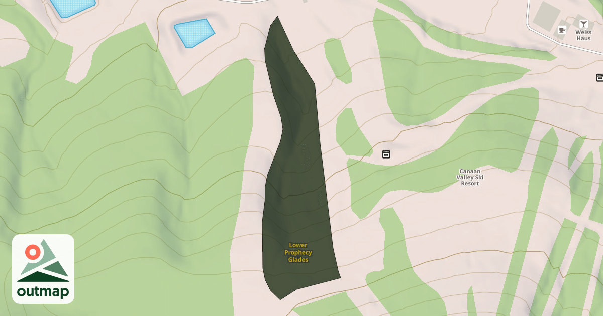 Map of Lower Prophecy Glades
