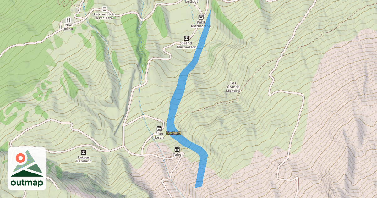 Map of Bochard