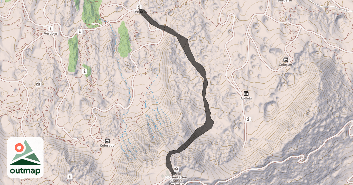 Map of Rochette