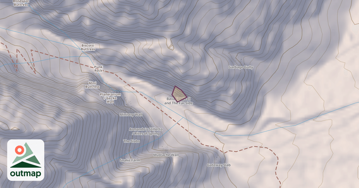 Map of Bavarian Wall and The Far Side