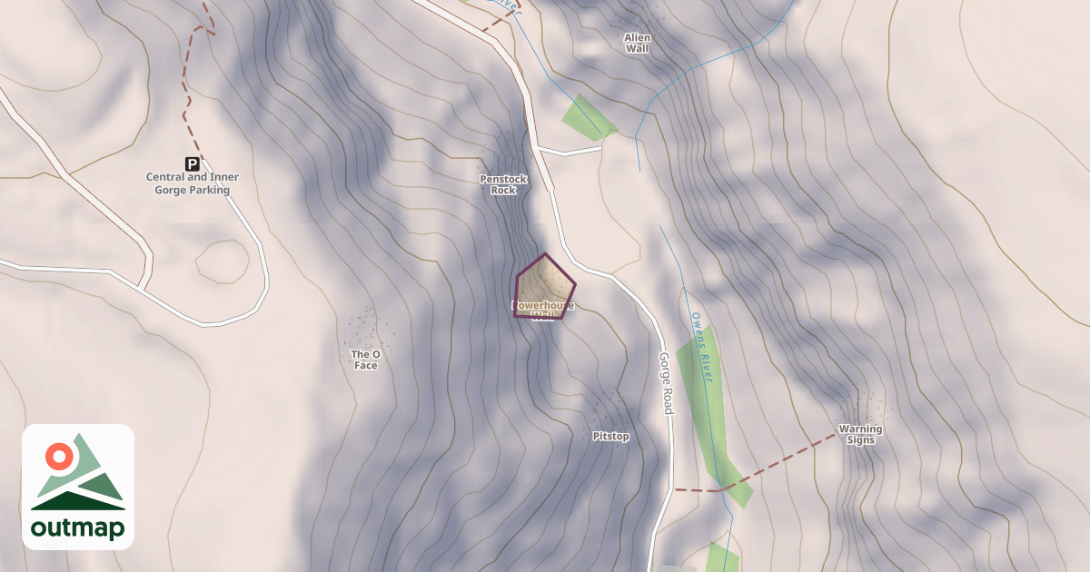 Map of Powerhouse Wall