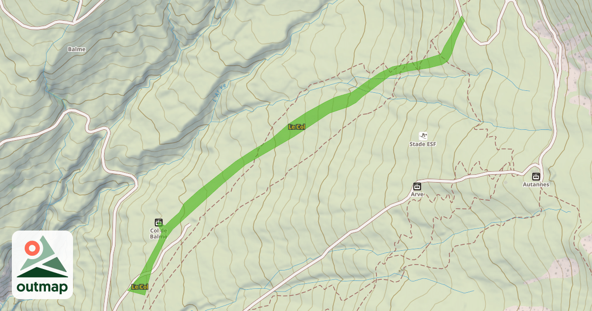 Map of Le Col