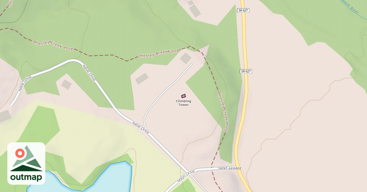 Map of Climbing Tower