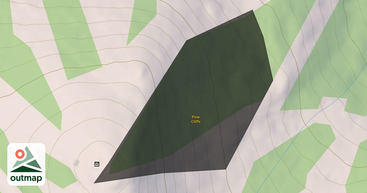 Map of Pine Cliffs