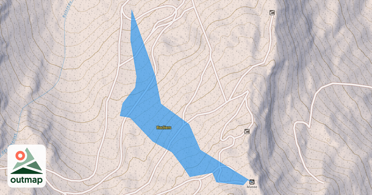 Map of Rochers