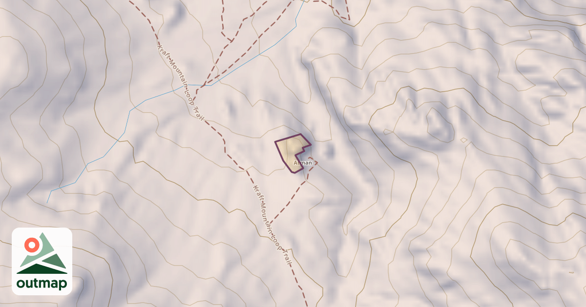 Map of Climbing Crag