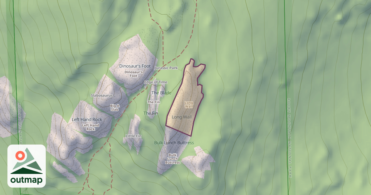 Map of Long Wall