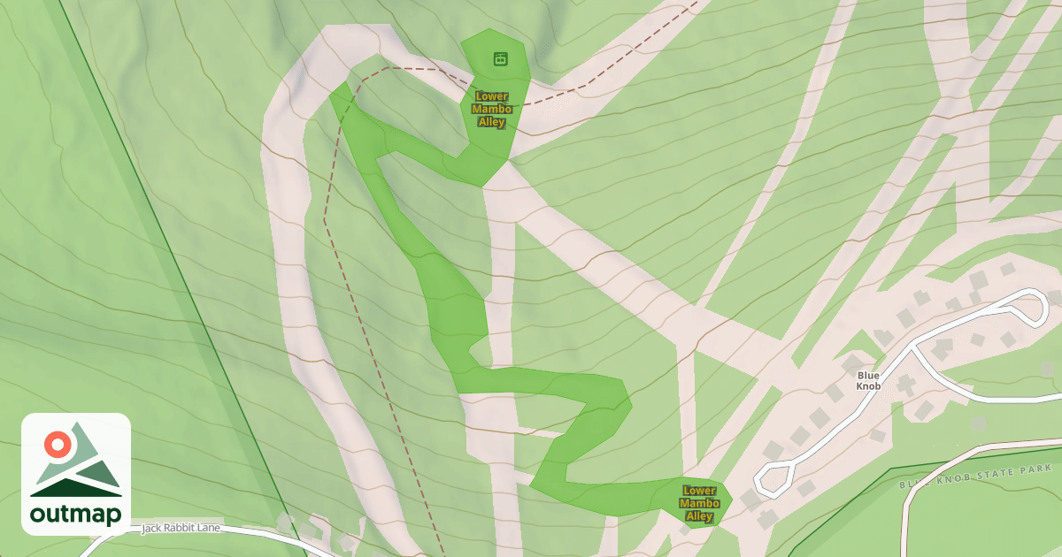 Map of Lower Mambo Alley