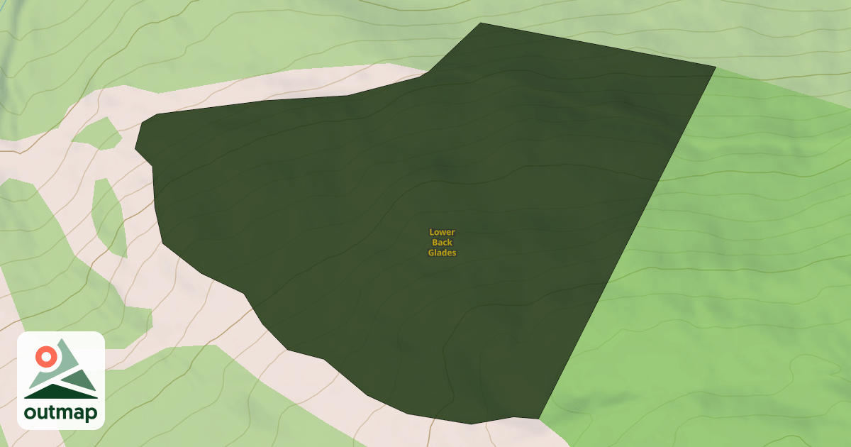 Map of Lower Back Glades