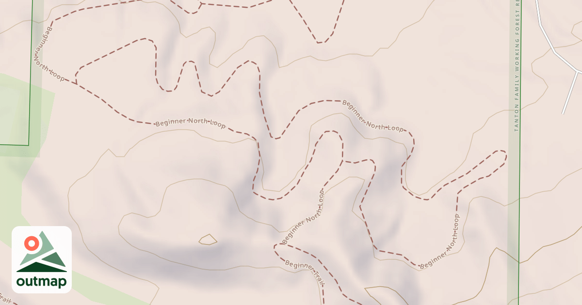 Map of Beginner North Loop