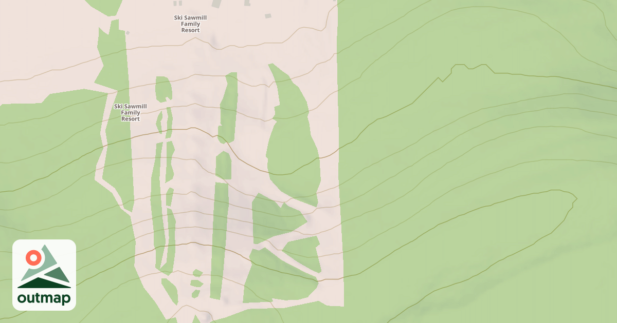 Map of Sawmill Run