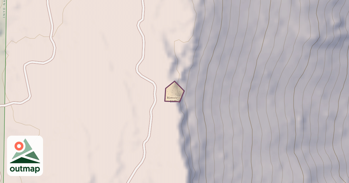 Map of Rimview Cliffs
