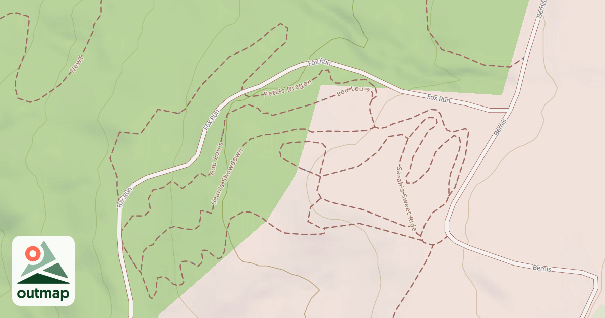 Map of Danny's Drop