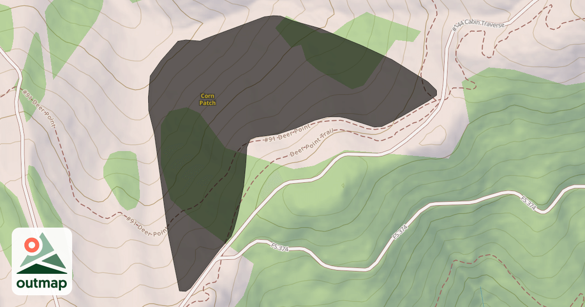 Map of Corn Patch