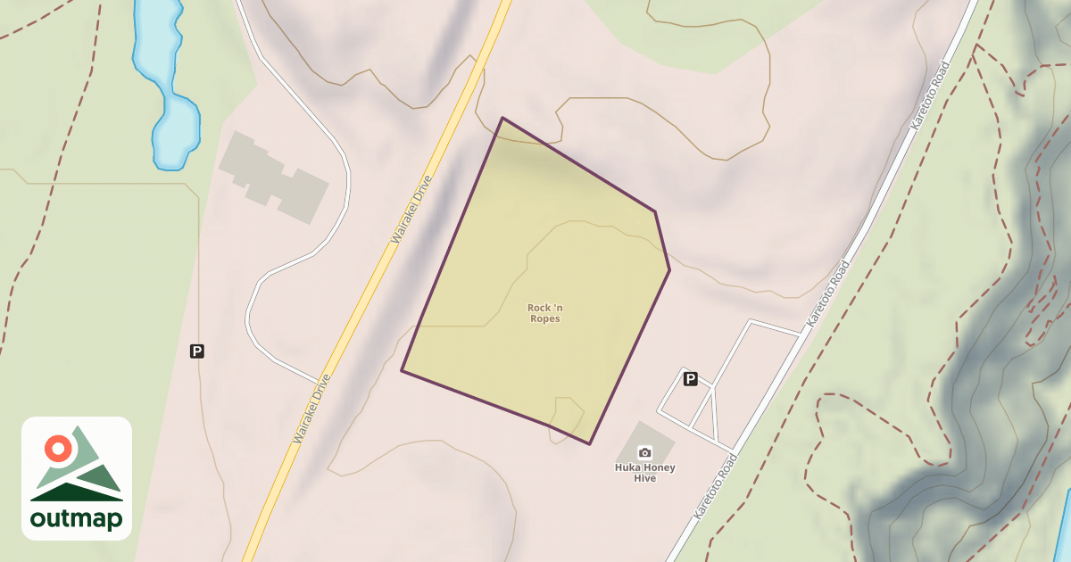 Map of Rock 'n Ropes