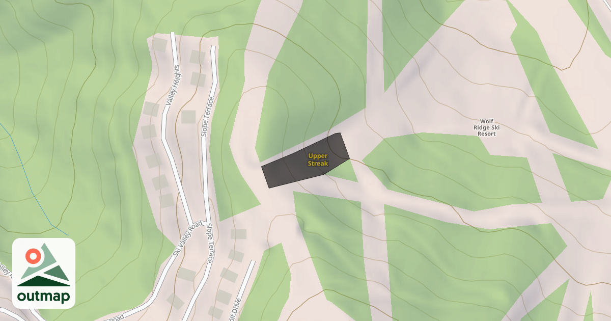 Map of Upper Streak