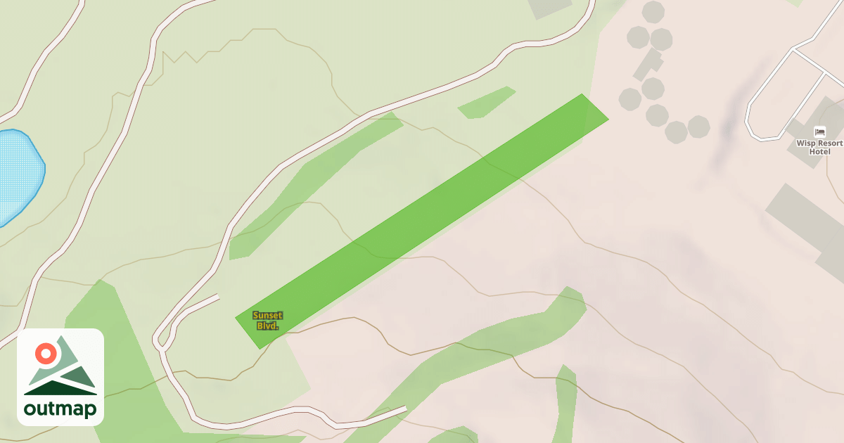 Map of Sunset Blvd.