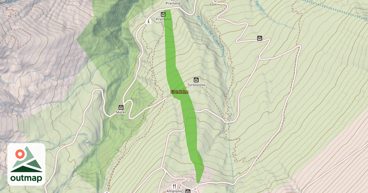 Map of L'Oratoire