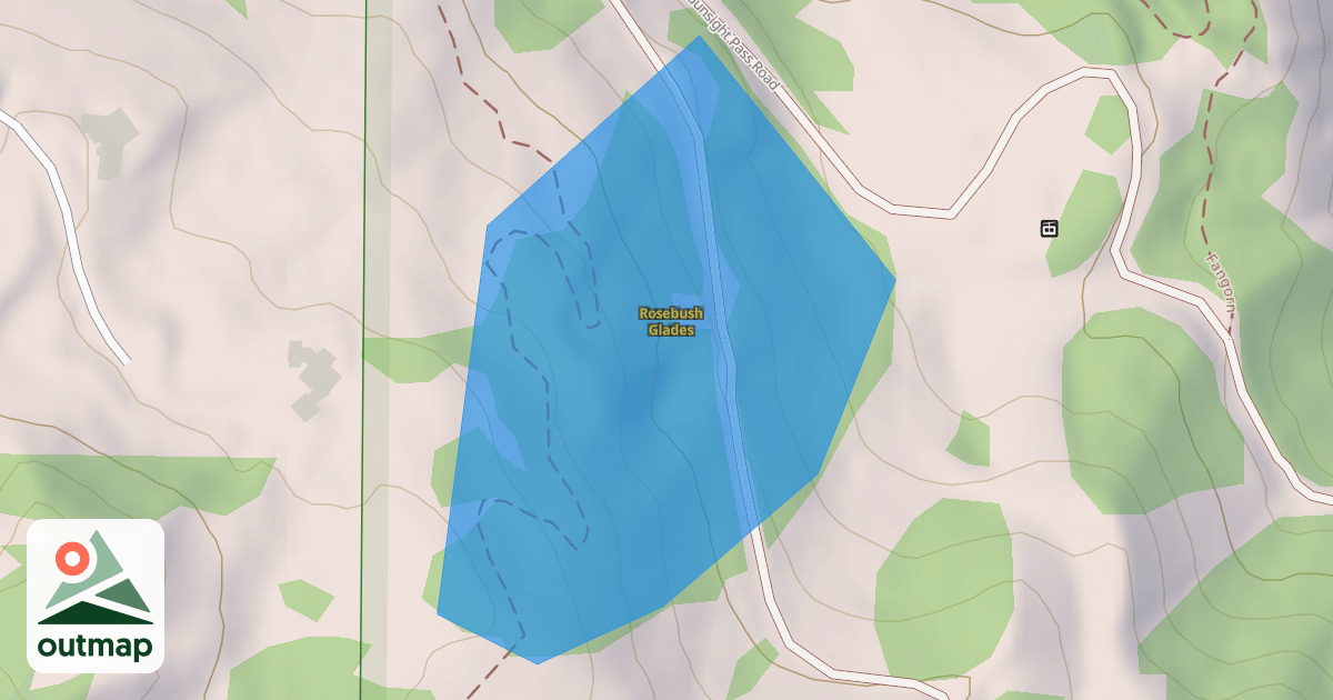 Map of Rosebush Glades