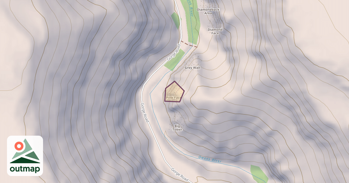 Map of Pink Face