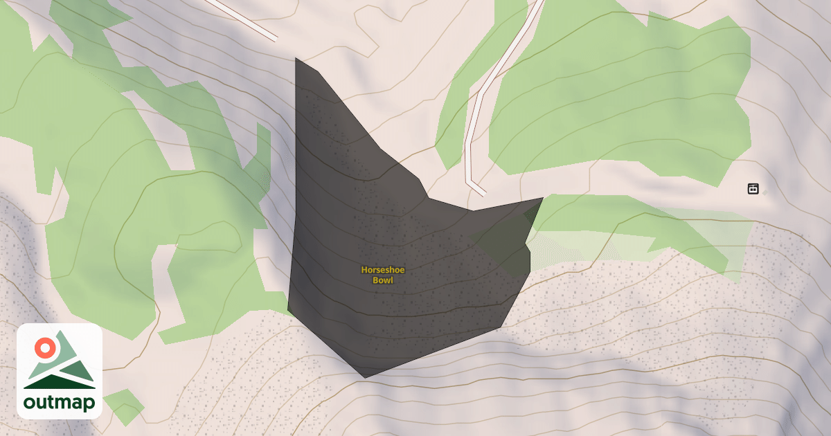 Map of Horseshoe Bowl