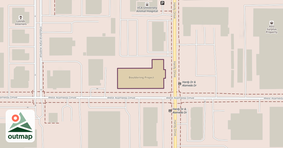 Map of Bouldering Project