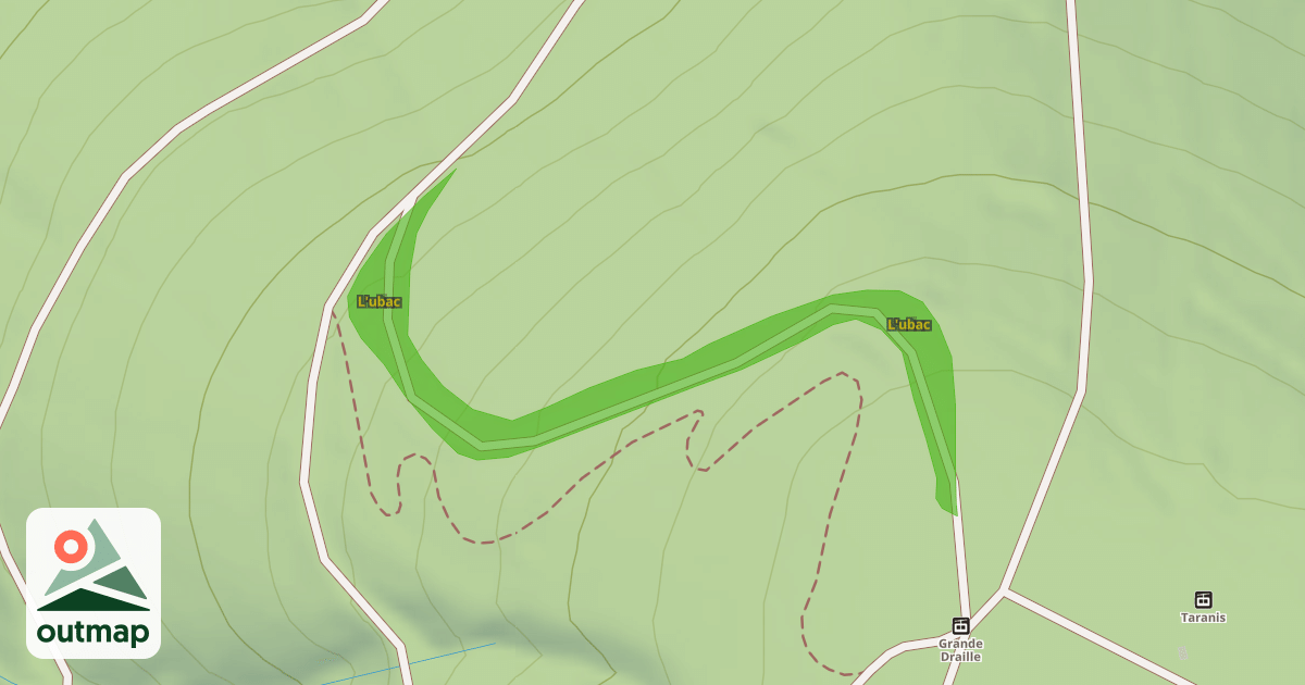 Map of L'ubac