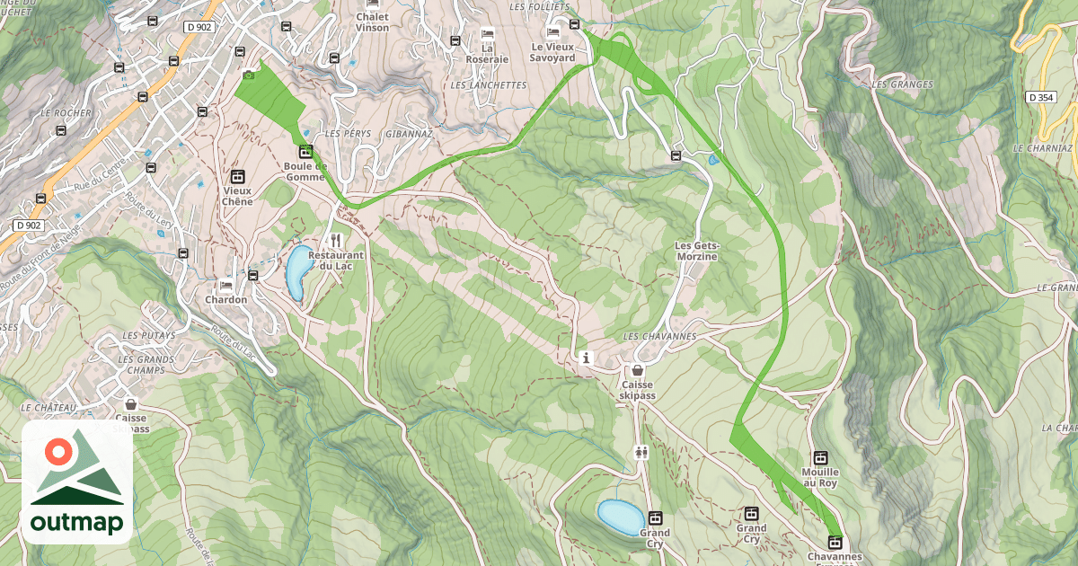 Map of Bruyère