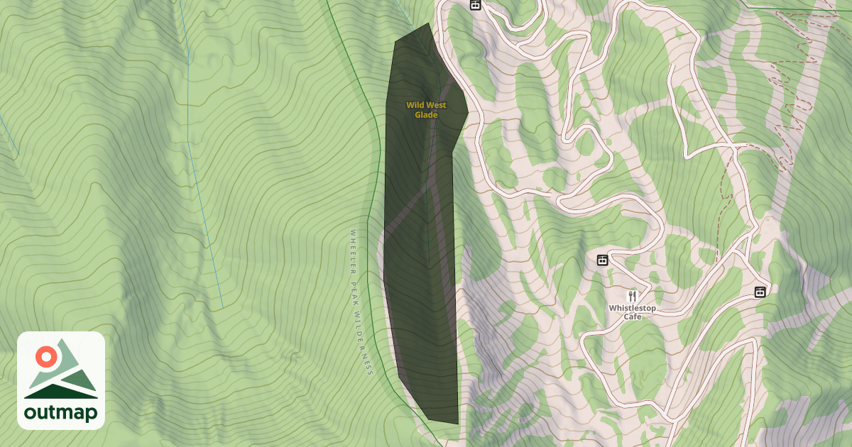 Map of Wild West Glade