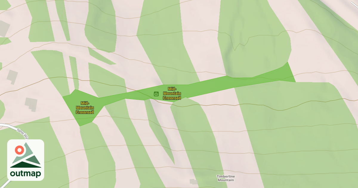 Map of Mid-Mountain Crossroad