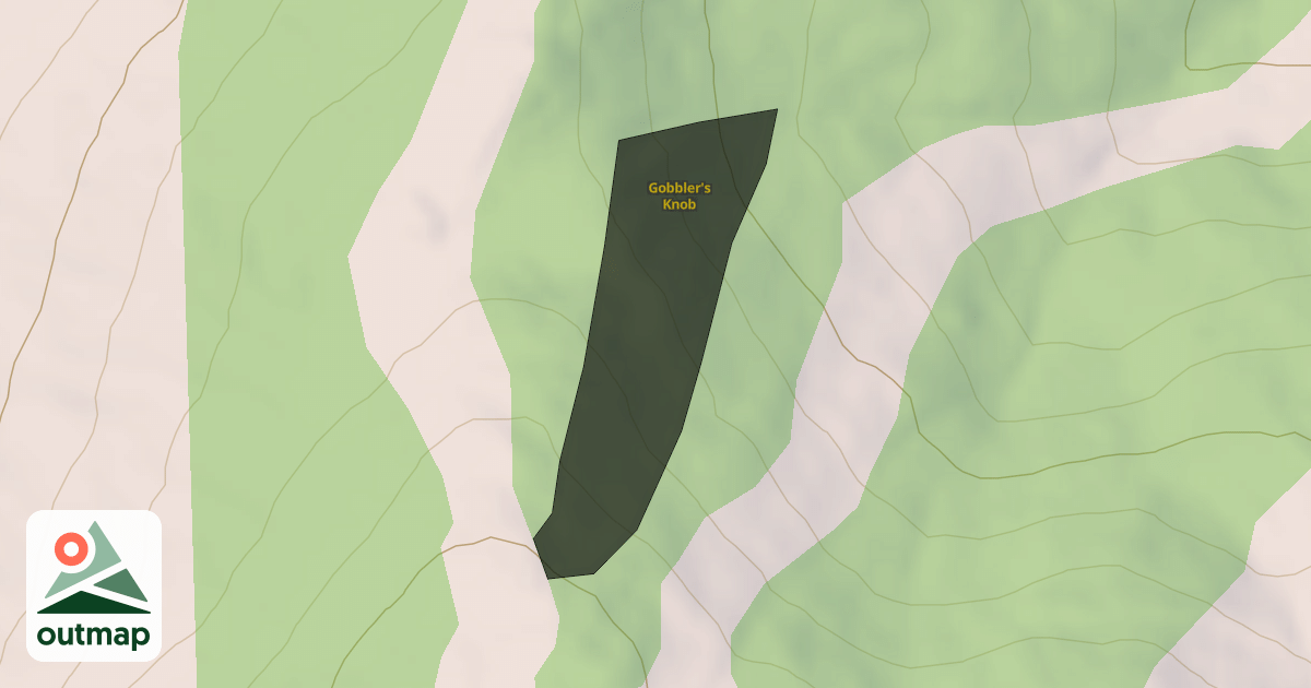 Map of Gobbler's Knob