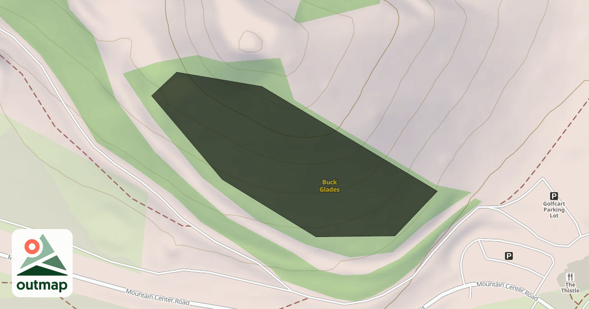 Map of Buck Glades