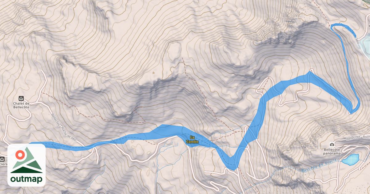 Map of La Combe