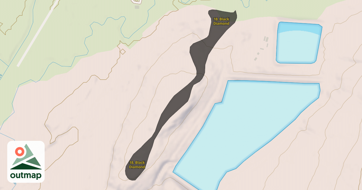 Map of 18. Black Diamond