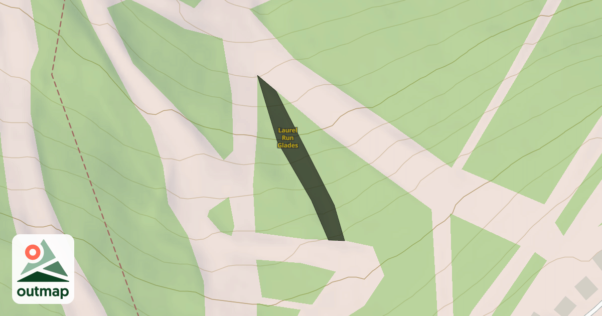 Map of Laurel Run Glades