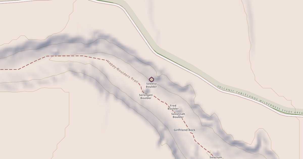Map preview of Soweto Boulder