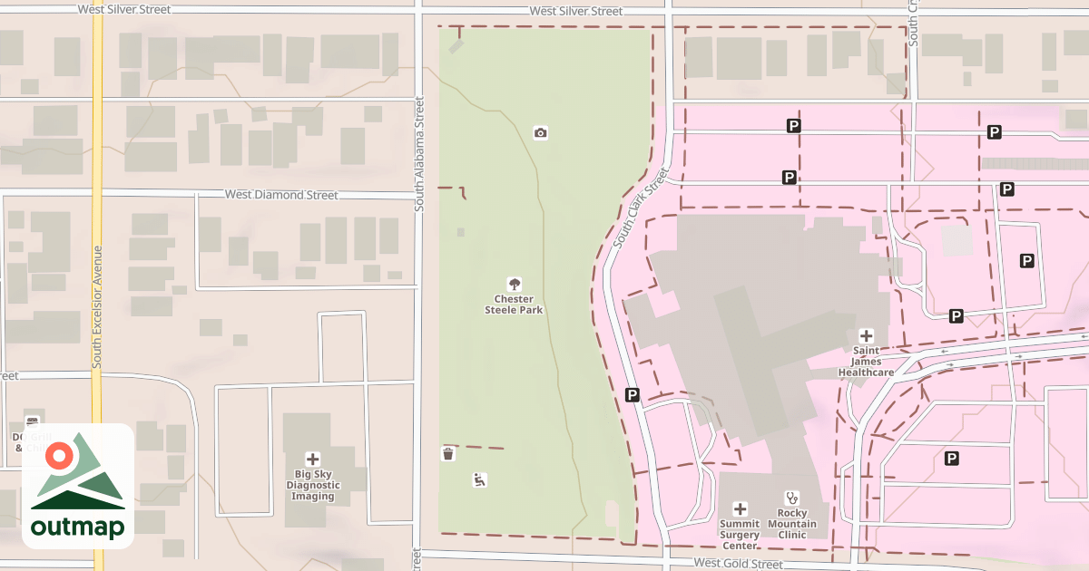 Map of Chester Steele Park
